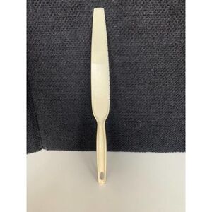 Vintage Foley Serrated Bread Cake Plastic Knife - Ivory / Off-White serrated 12"